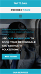 Mobile Screenshot of premiertaxisfolkestone.co.uk